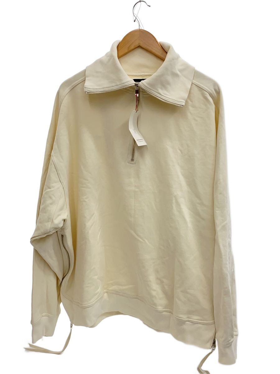 【中古】MAISON SPECIAL◆パーカー/2/綿織物/WHT/無地/11222411309【メンズウェア】
