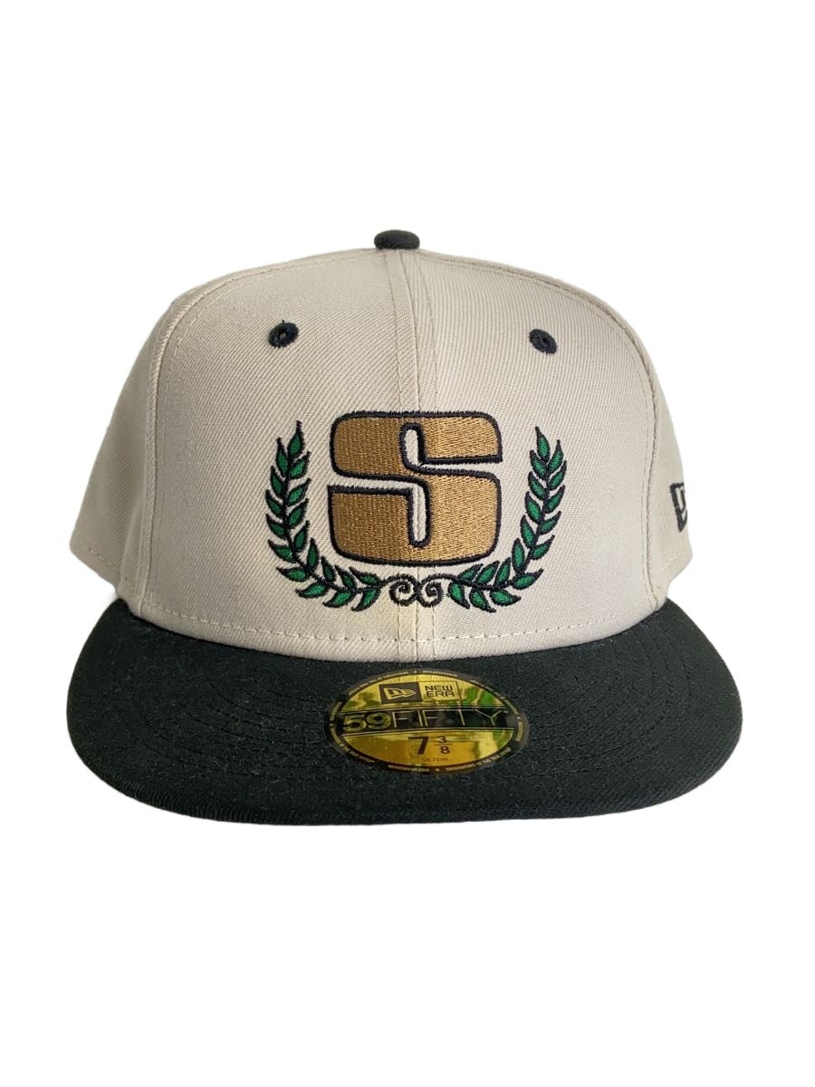 【中古】NEW ERA◆旗がしら/7 3/8/ポリエステル/WHT/メンズ【服飾雑貨他】