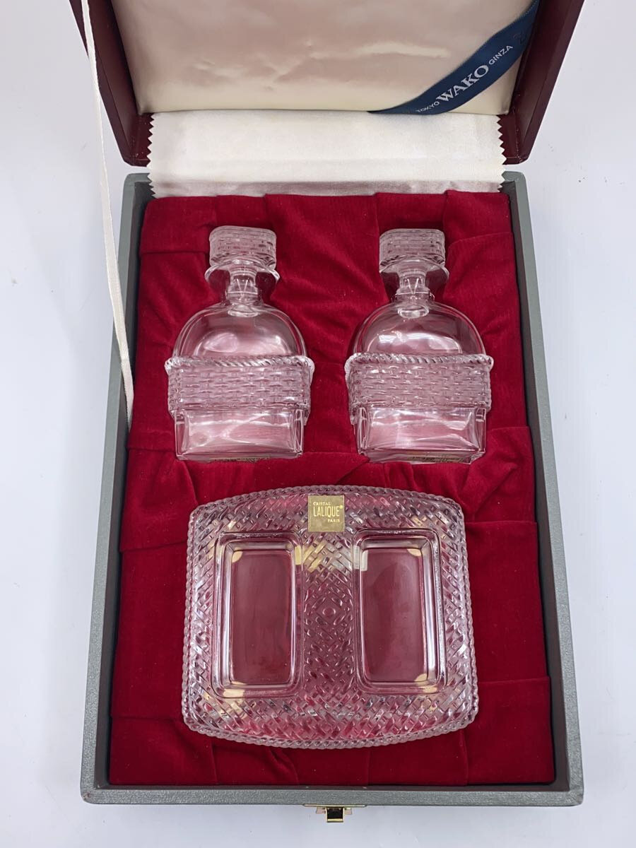 【中古】LALIQUE◆膳立て物の具余分の物/3点書き割り/CLR//【勝手もと装置】