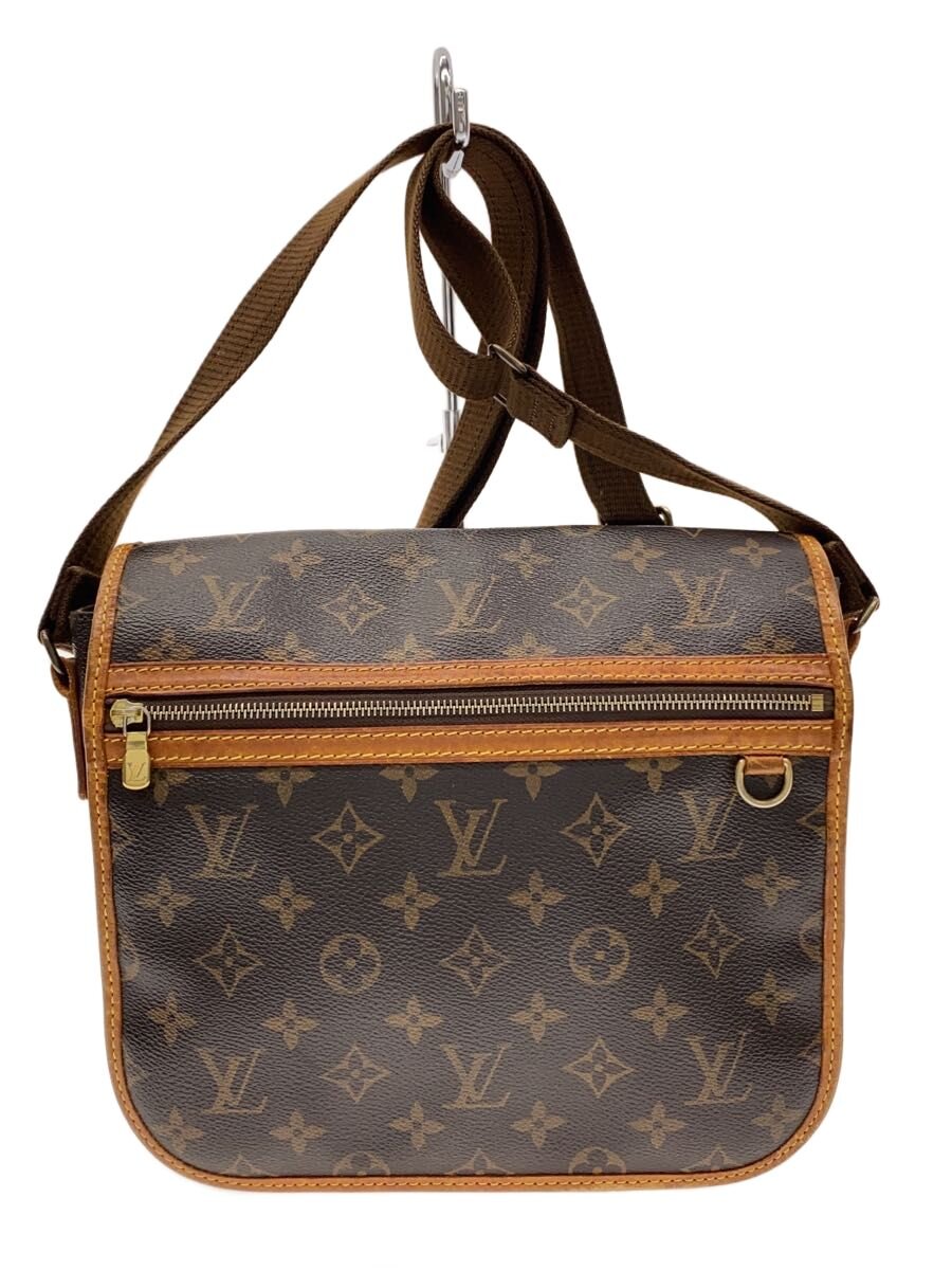 【中古】LOUIS VUITTON◆飛脚屋PM・ボスフォール_モノグラム・帆布/PVC/BRW【御徒面子】