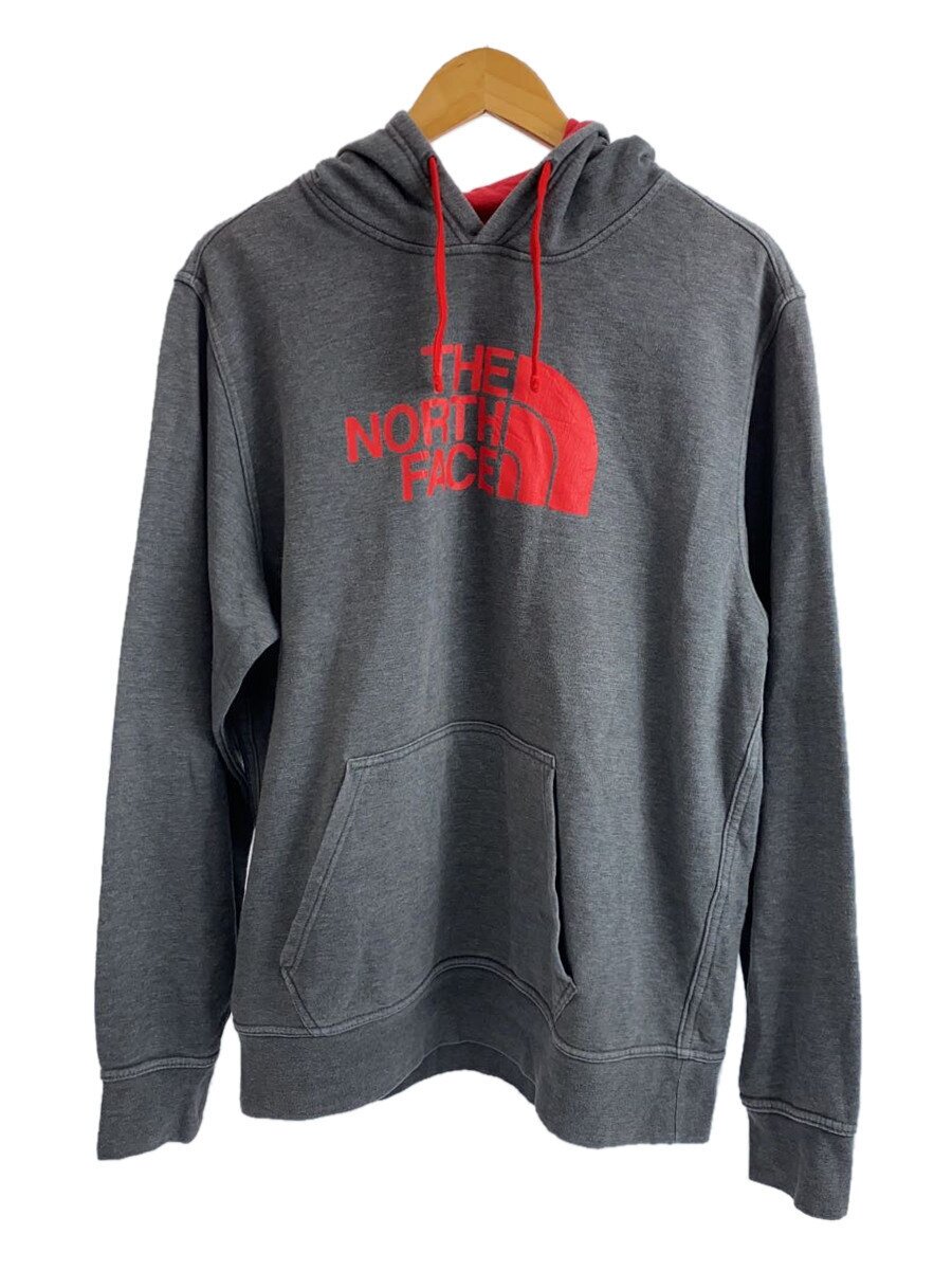【中古】THE NORTH FACE◆パーカー/L/綿織物/GRY/無地/721556【メンズウェア】