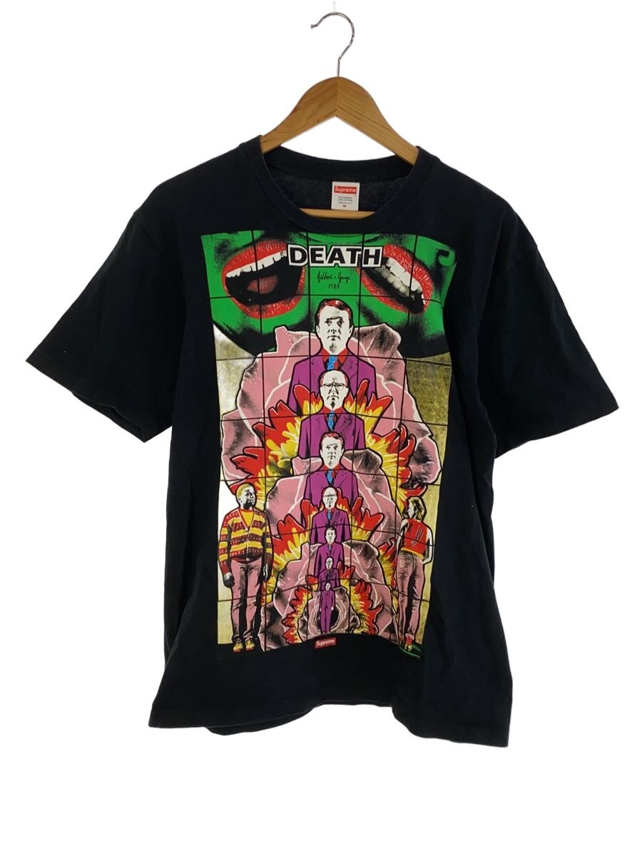 【中古】Supreme◆プルオーバー/M/綿織物/BLK【メンズウェア】