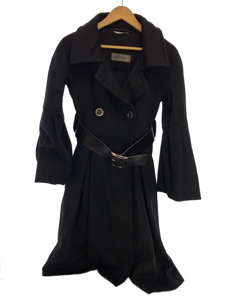 【中古】MAX MARA◆コート/20870473/ベルト付/ブラック/36【レディースウェア】｜2ｎｄ STREET 店