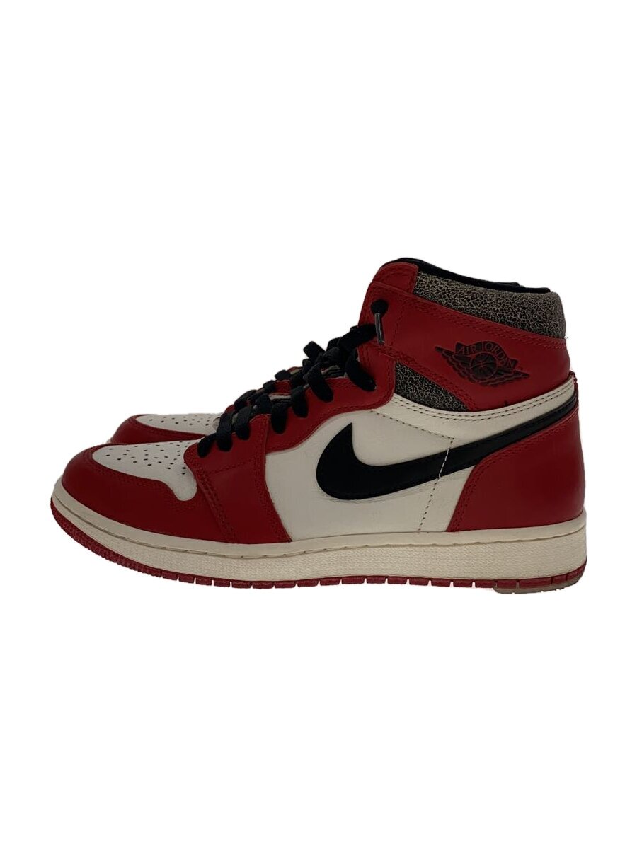 【中古】NIKE◆AIR JORDAN 1 RETRO HIGH OG_エアジョーダン 1 レトロ ご機嫌 OG/26.5珊/WHT/? NULL ?【シューズ】