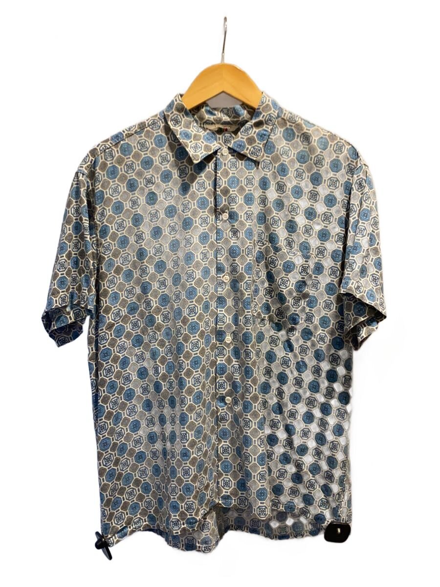 【中古】Vintage/60s～/HI－VAL/半袖プルオーバー/SIZE:L/綿織物/BLU/総柄【メンズウェア】