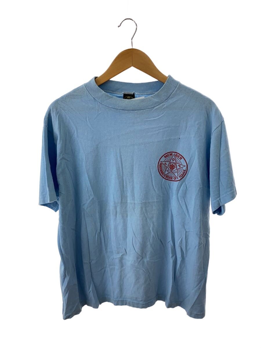 【中古】70s/FRATERNAL ORDER OF POLICE/プルオーバー/XL/綿織物/BLU【メンズウェア】