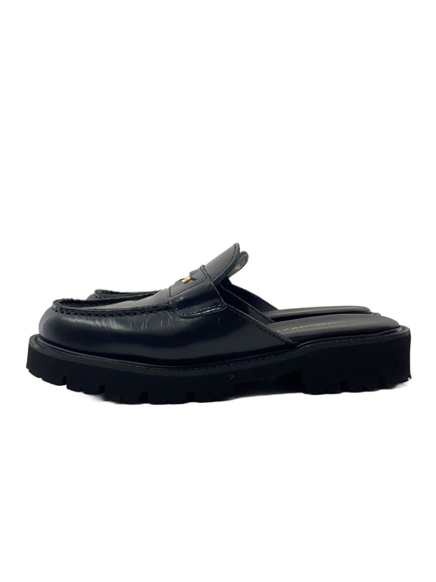 【中古】Caminando◆置き目毛皮/--/BLK/牛皮【シューズ】