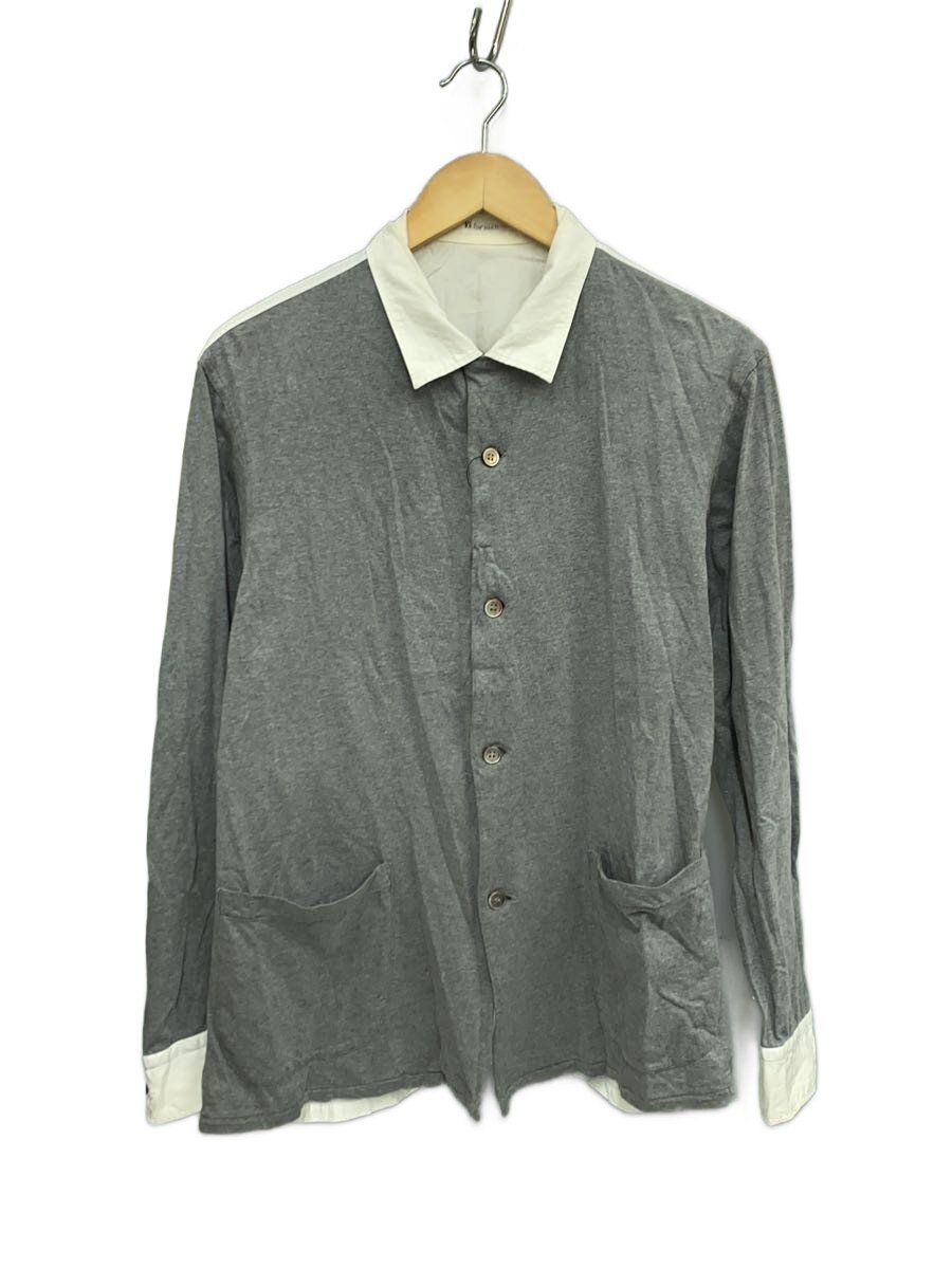 【中古】Y’s for men◆長袖プルオーバー/--/綿織物/GRY【メンズウェア】