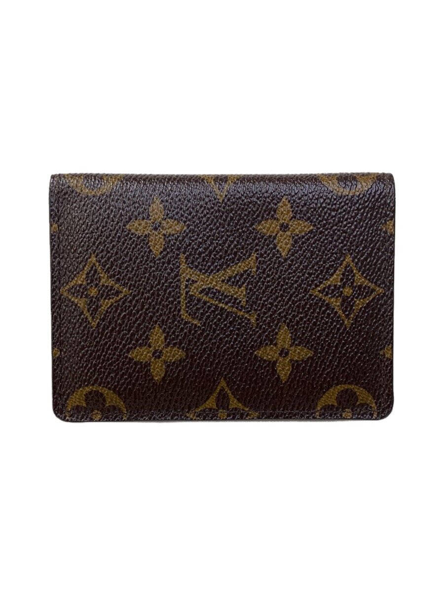 【中古】LOUIS VUITTON◆ポルト・カルト・パス・ヴェルティカル_モノグラム・キャンバス_BRW/レザー/BRW/総柄/レディース【服飾雑貨他】|2nd STREET 店