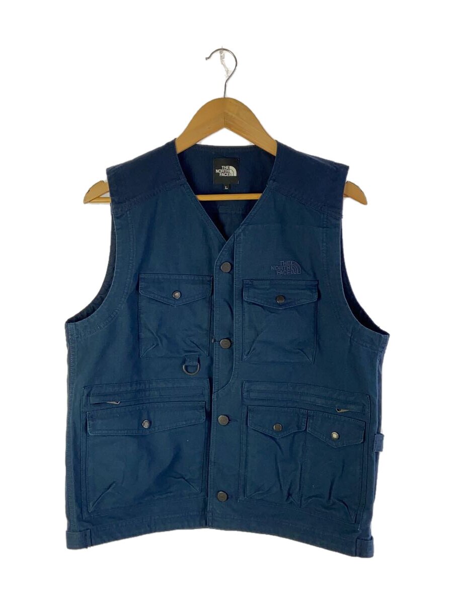 【中古】THE NORTH FACE◆FIREFLY CAMP VEST_ファイヤーフライキャンプベスト/L/--/NVY/無地【メンズウェア】｜2ｎｄ STREET 店