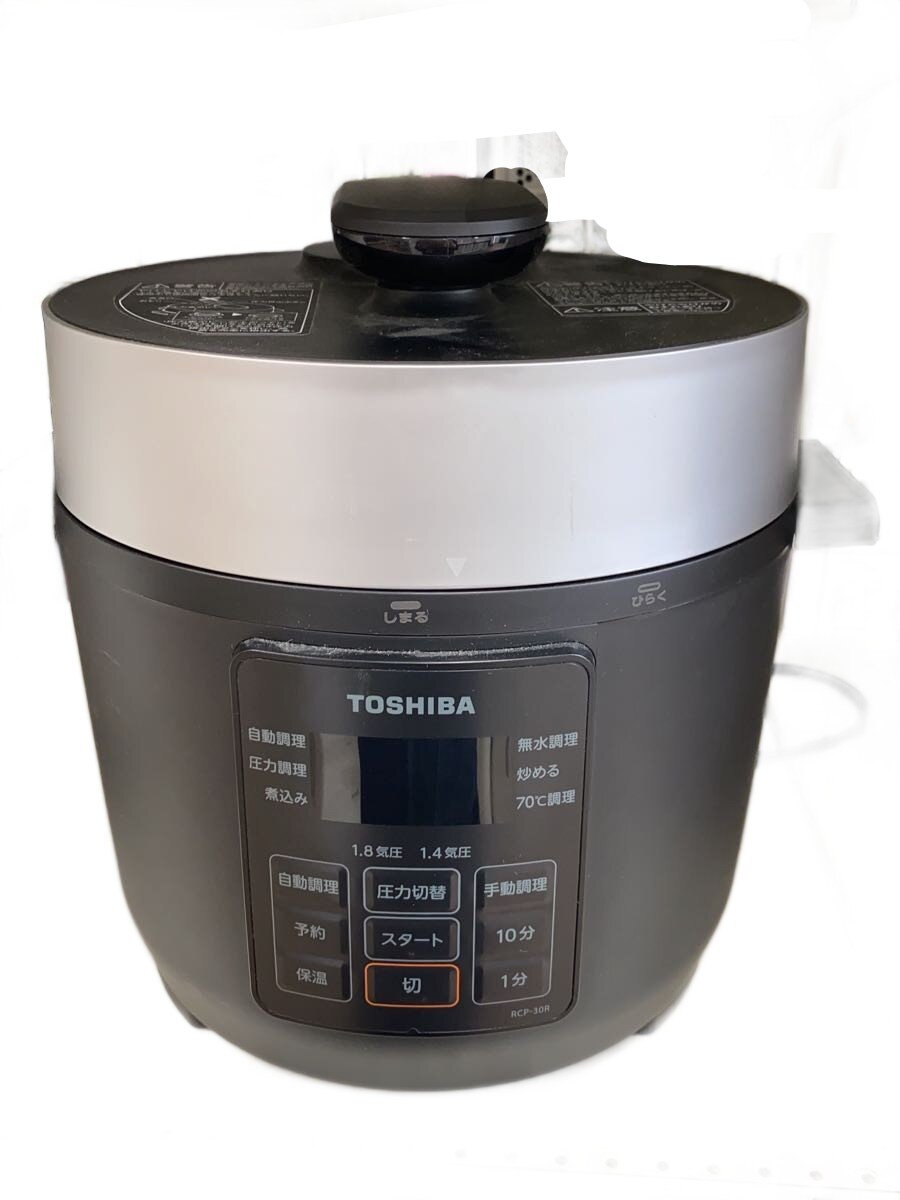 【中古】TOSHIBA◆灯し火剪断応力鍋 RCP-30R//【家電・視覚的・オーディオ】