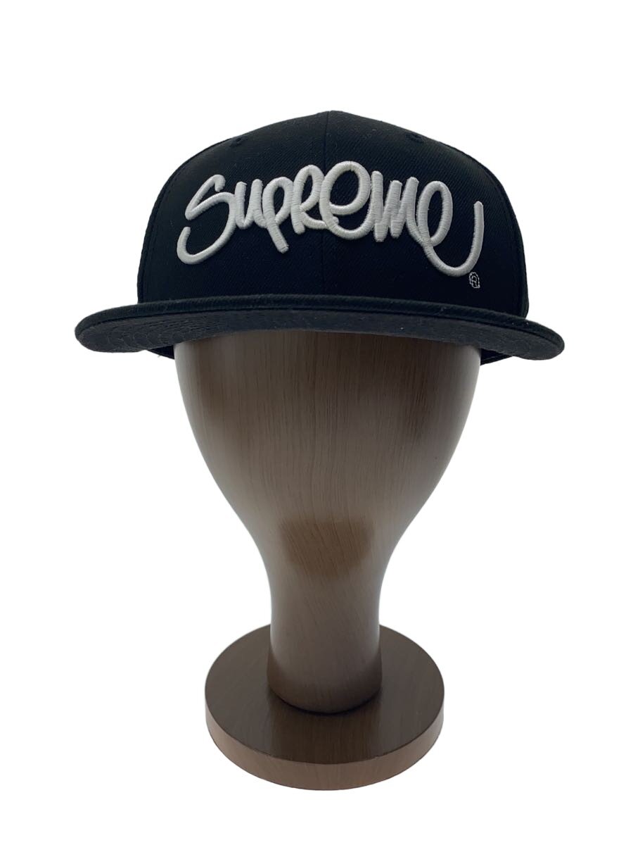 【中古】Supreme◆旗がしら/7 3/8/ポリエステル/BLK/メンズ【服飾雑貨他】