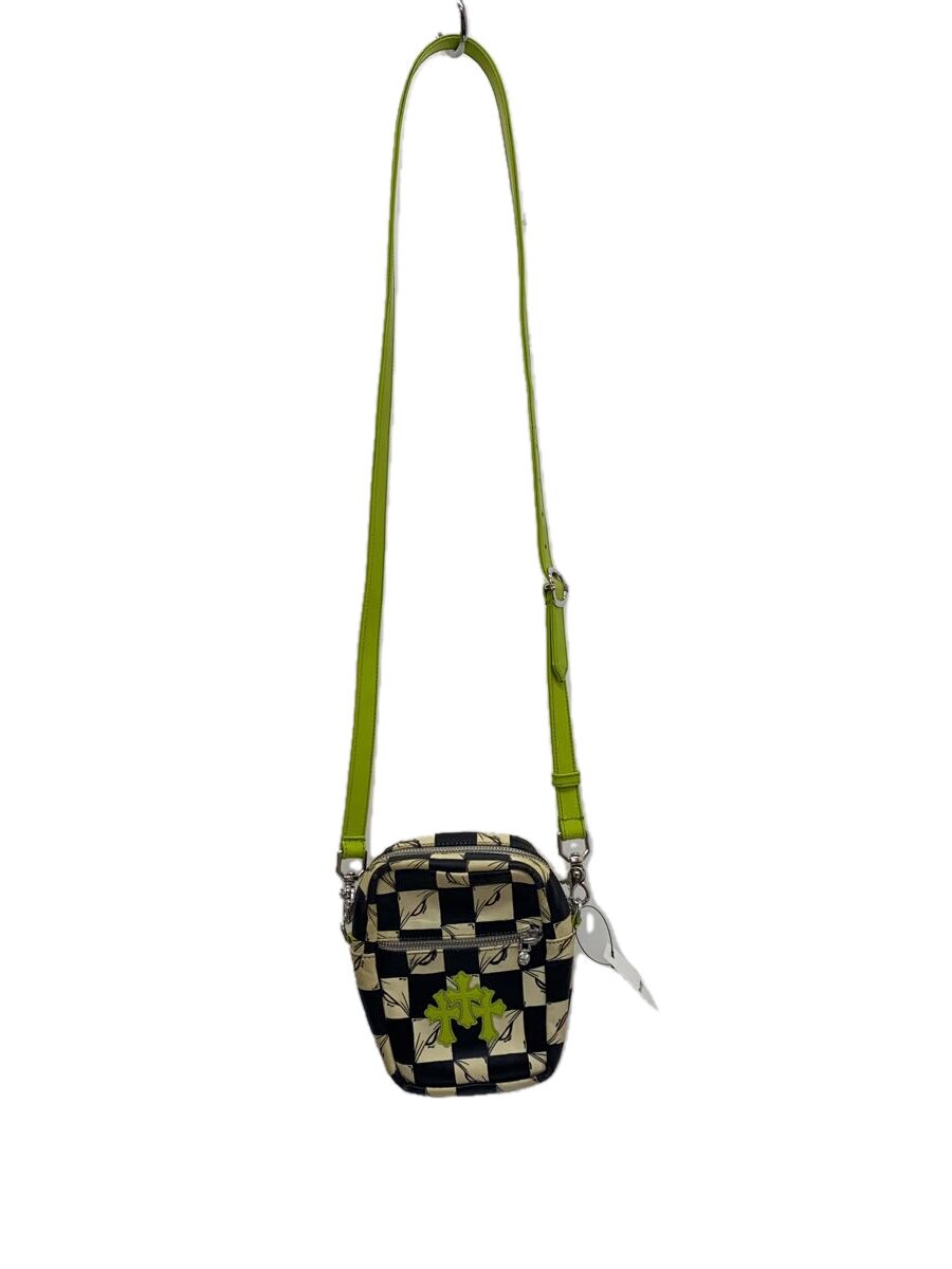 【中古】CHROME HEARTS◆TAKA MINI 99EYES PPO/なめし革/黒いこと×象牙色/照合のしるし/少々当て嵌める感有/? NULL ?【御徒面子】