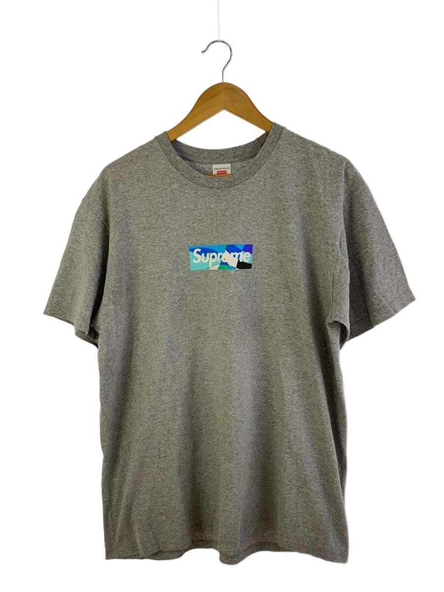 【中古】Supreme◆シミ汚れ有/Tシャツ/L/コットン/GRY//BOX【メンズウェア】|2nd STREET 店