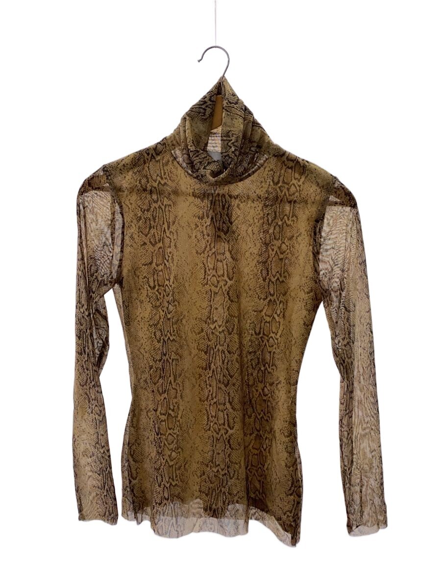 【中古】GANNI◆Python Printed Marl Mesh Long Sleeve Top /043-213-5171【レディース御召しもの】