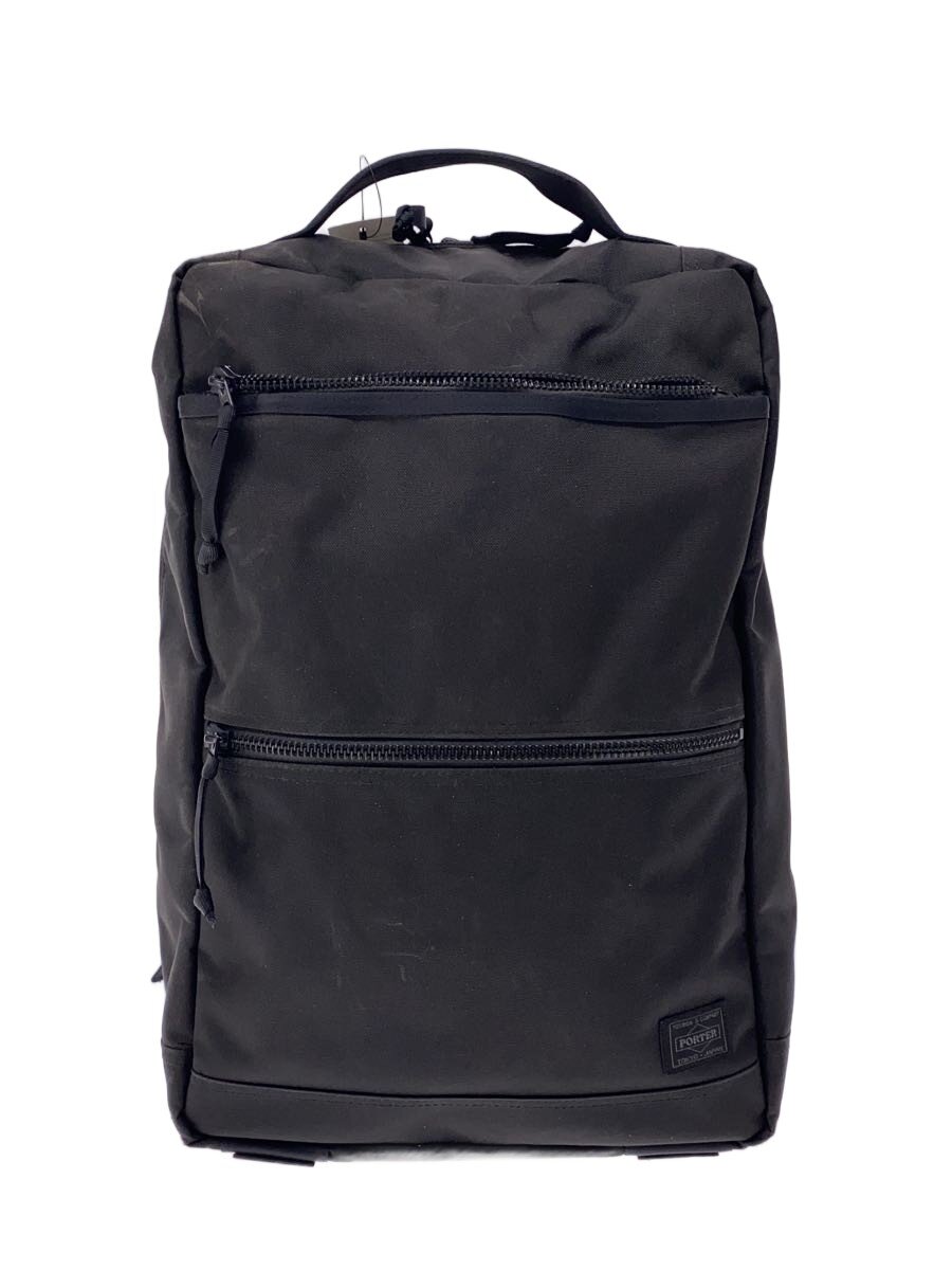 【中古】PORTER◆背嚢/帆布/BLK【御徒面子】