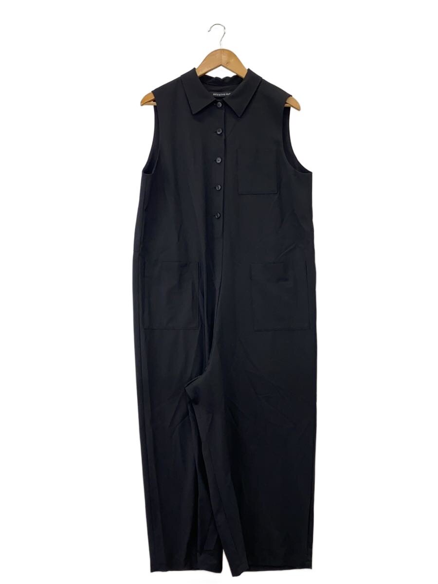 【中古】mizuiro ind◆ブラックオールインワン/オールインワン/ポリエステル/BLK//【レディース御召しもの】