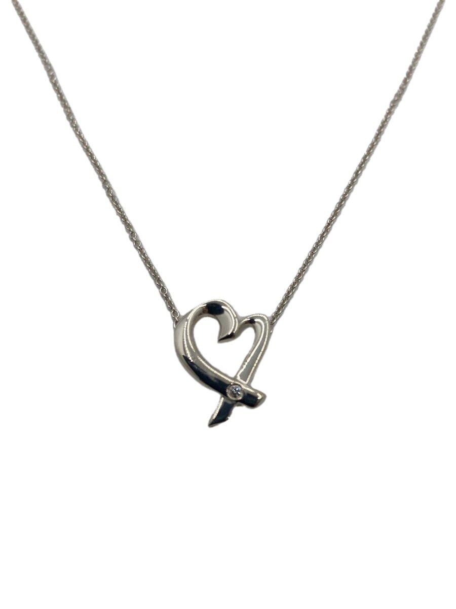 【中古】TIFFANY\u0026Co.◆ティファニー/首飾り/ラビングハート/1P金剛石/銀925//【服飾雑貨他】