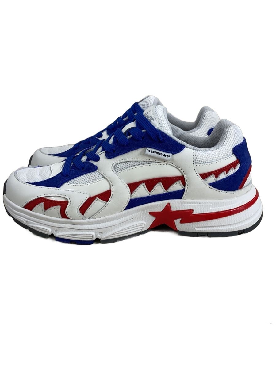 【中古】A BATHING APE◆SHARK STA UK/ローカットスニーカー/27.5珊/BLU【シューズ】