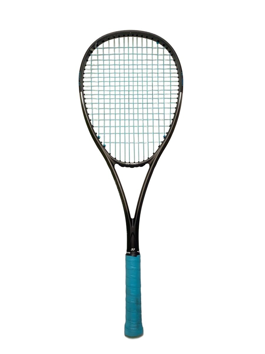 【中古】YONEX◆庭球櫂/軟式櫂/BLK【運動競技】