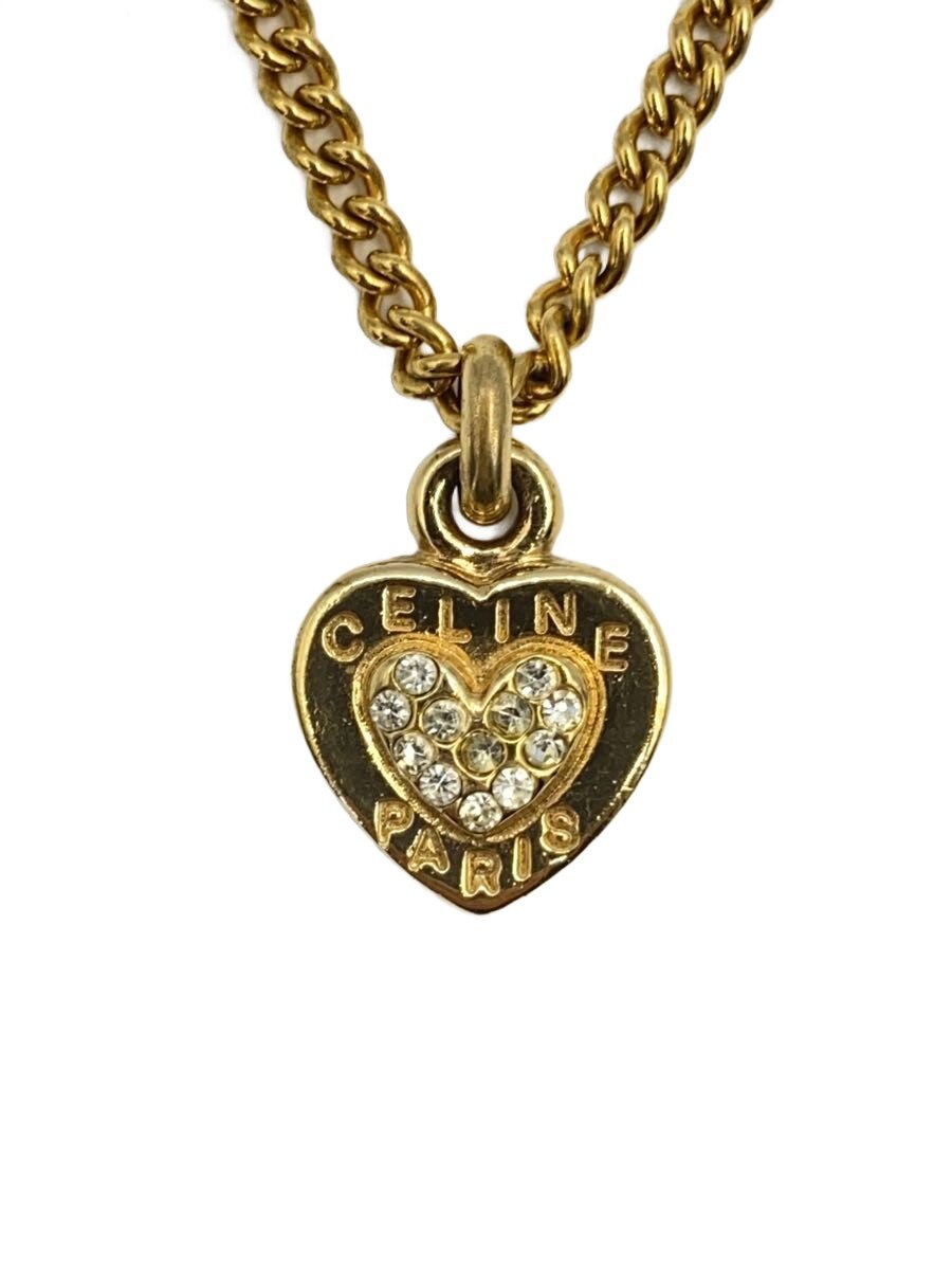 【中古】CELINE◆首飾り/--/色合い石ころ/GLD/いの一番有/レディース//【服飾雑貨他】