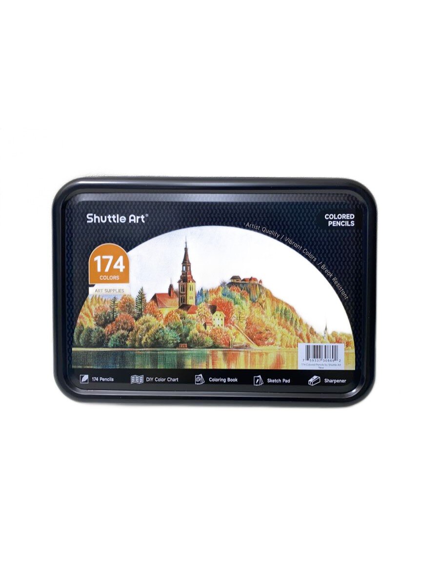 【中古】文具/色鉛筆/174色【インテリア小物・日用雑貨】