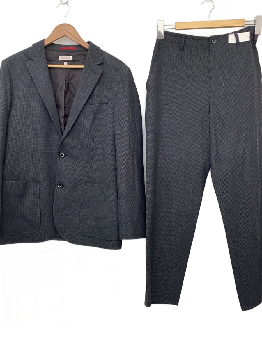 【中古】DRESSTERIOR◆ストレッチソフトタッチセットアップ/S/ボトム:79/GRY/千鳥格子/086-44005/086-7440//【メンズウェア】｜2ｎｄ STREET 店