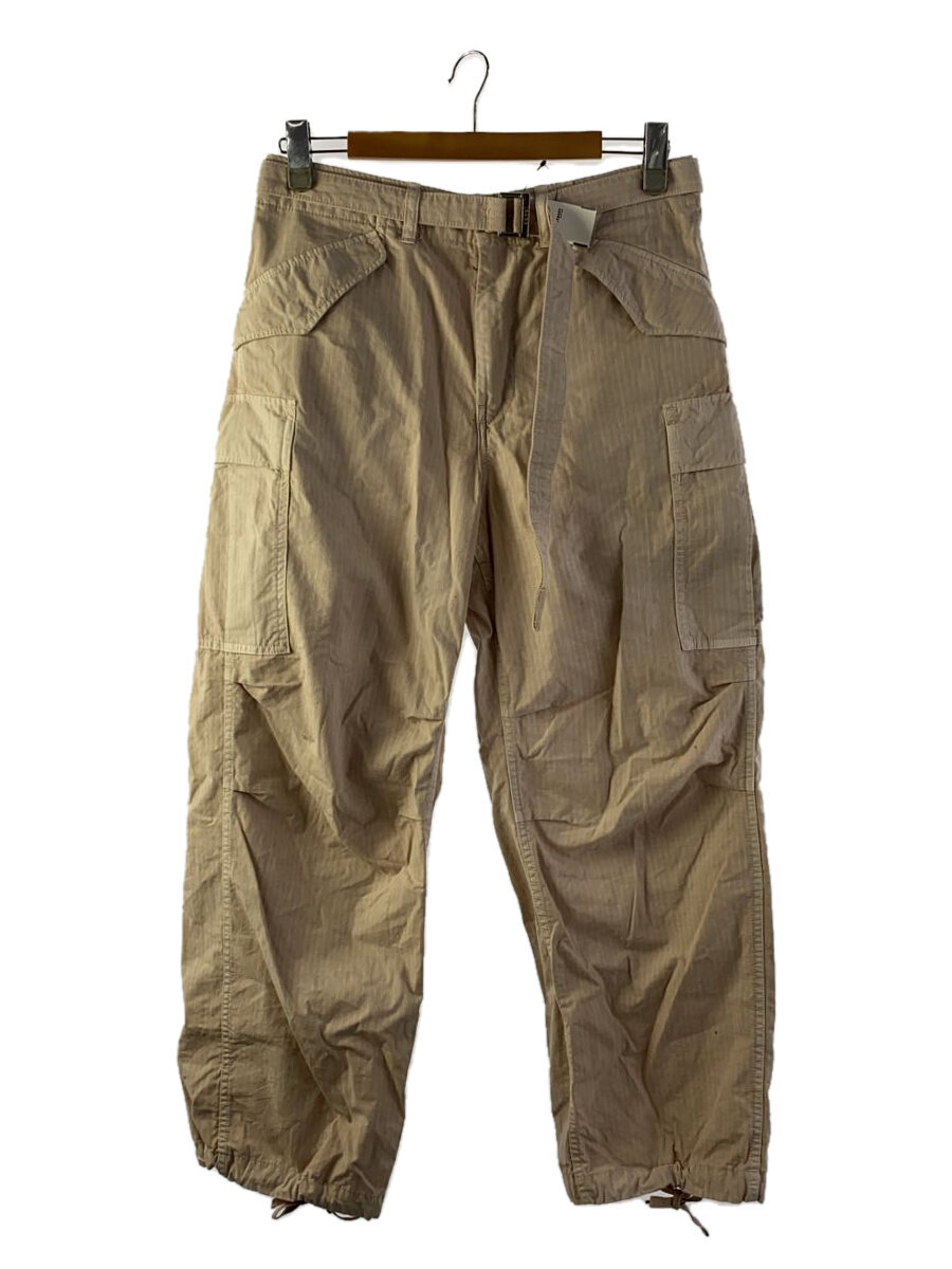 【中古】sacai◆カーゴパンツ/2/綿織物/PNK/24-03500M/24AW/Garment Dye Rip Stop Pant【メンズウェア】