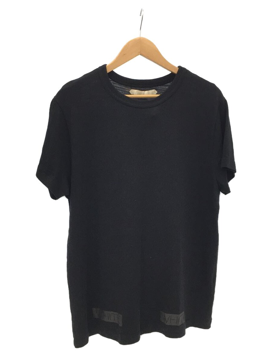 【中古】OFF-WHITE◆ORANGE BOX T-SHIRT S/S/プルオーバー/S/綿織物/BLK//【メンズウェア】