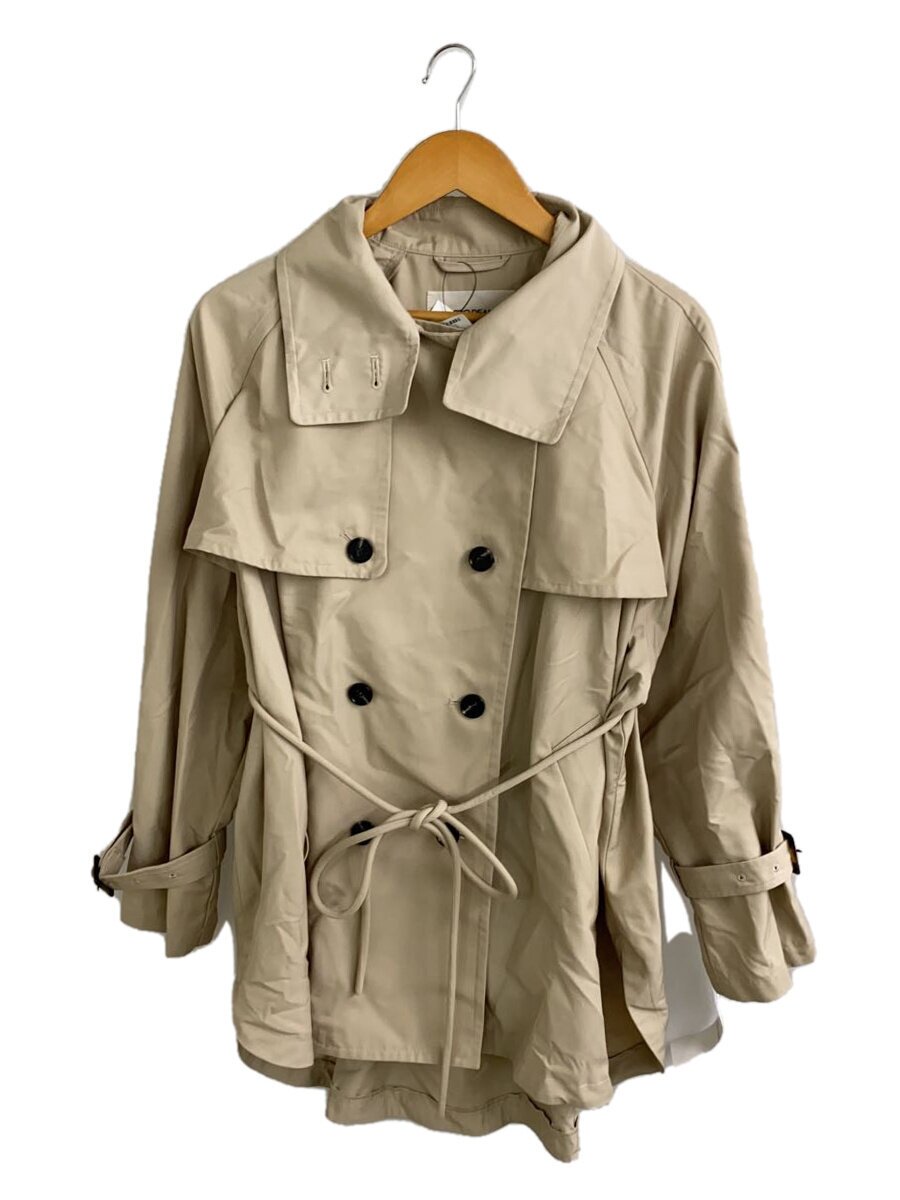 【中古】COCO DEAL◆25SS/シャツテールミディ丈トレンチコート/2/ポリエステル/KHK/75219249/引き船属する【レディース御召しもの】