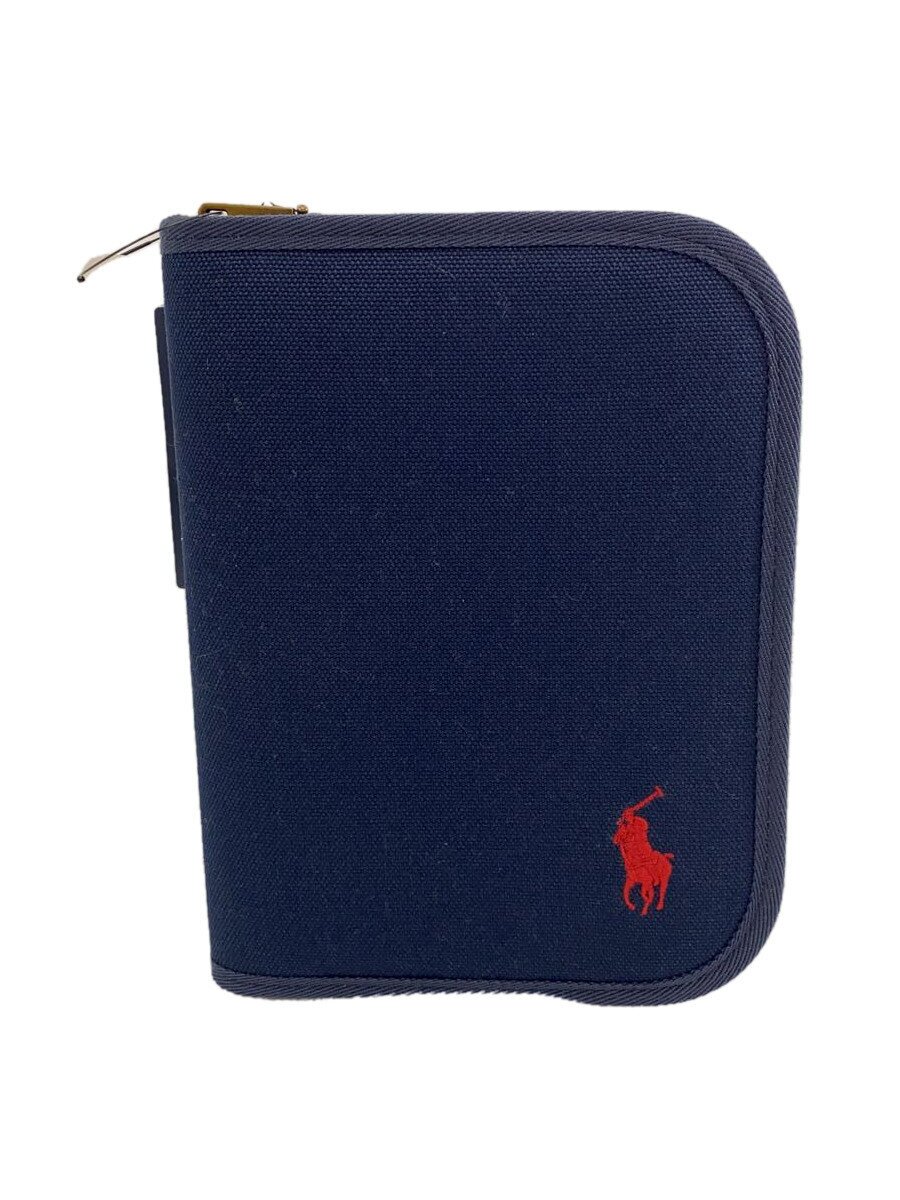 【中古】POLO RALPH LAUREN◆合切袋/綿織物/NVY/cwpoaccy9p20023【御徒面子】