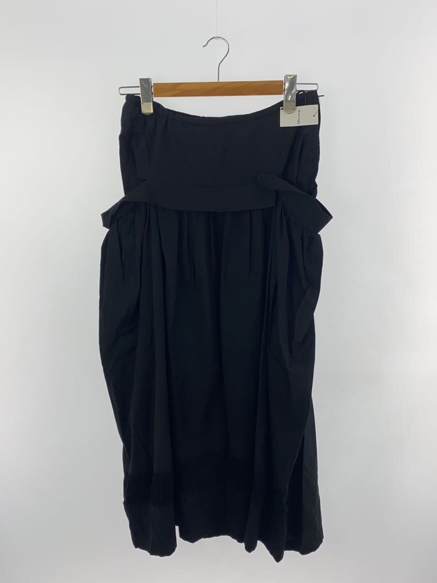 【中古】Y’s◆ロングスコート/2/綿織物/BLK/YO-S04-010【レディースお召しもの】