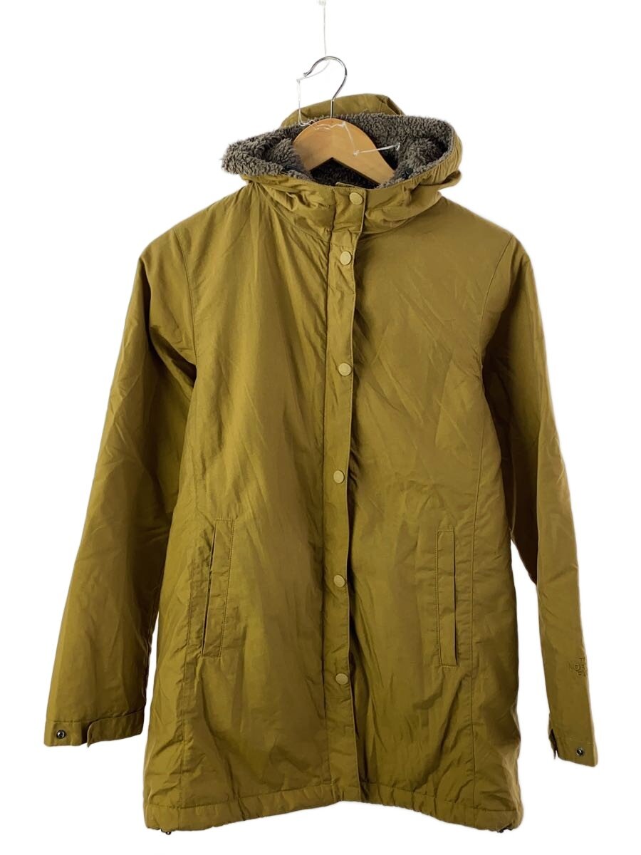 【中古】THE NORTH FACE◆COMPACT NOMAD COAT_パウダーコンパクト ノマドコート/M/ナイロン/CML/無地【レディース御召しもの】