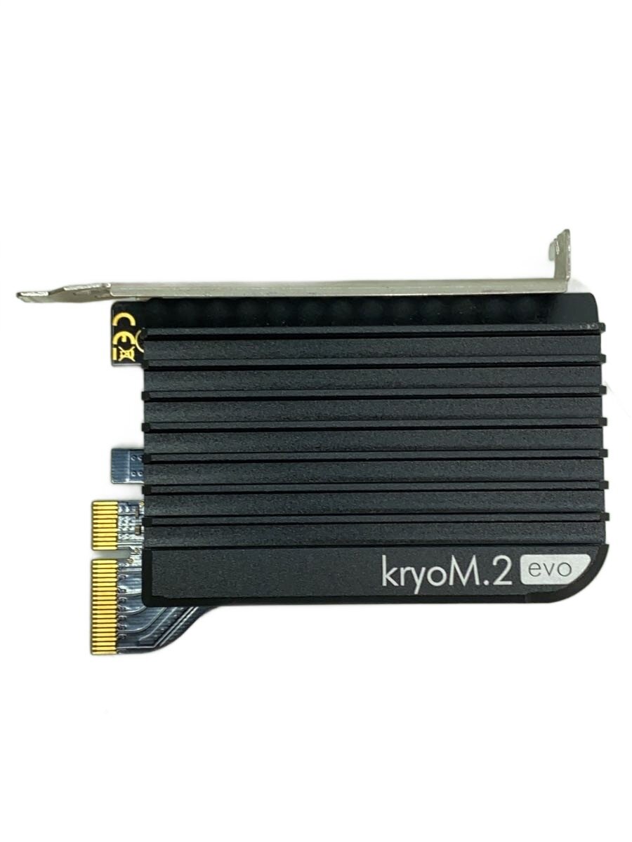 【中古】aquacomputer/kyoM.2 evo/PCIe接続/M.2SSDヒートシンク/パソコン周辺機器【パソコン】