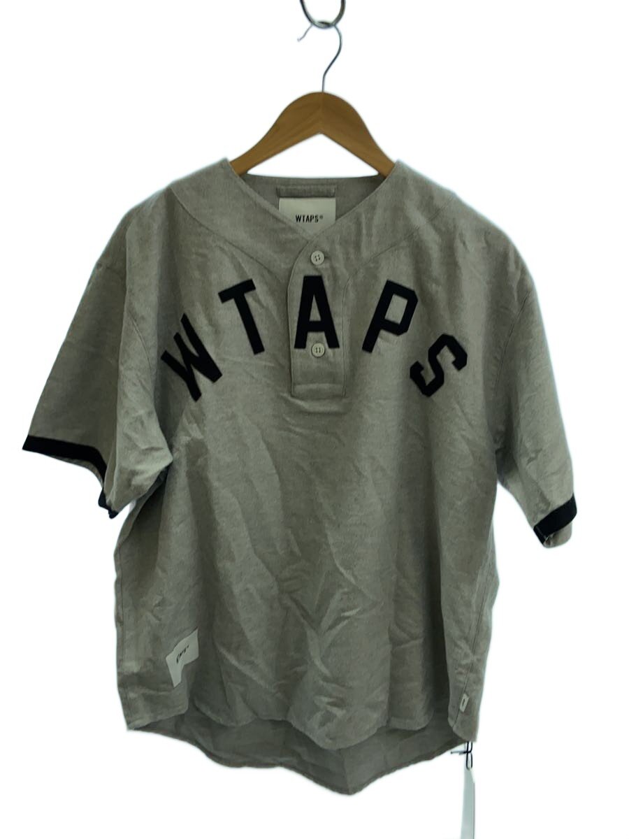 【中古】WTAPS◆WTAPS LEAGUE SS COTTON FLANNEL/1/コットン/GRY/221TQDT-SHM06【メンズウェア】｜2ｎｄ STREET 店