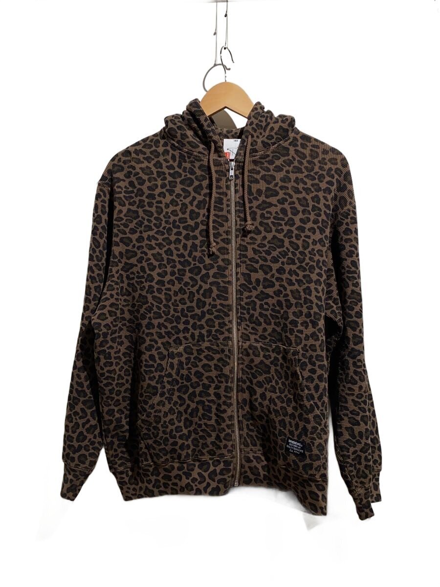 【中古】Supreme◆Hooded Zip Up Thermal Leopard/パーカー/M/コットン/BRW/レオパード//【メンズウェア】|2nd STREET 店