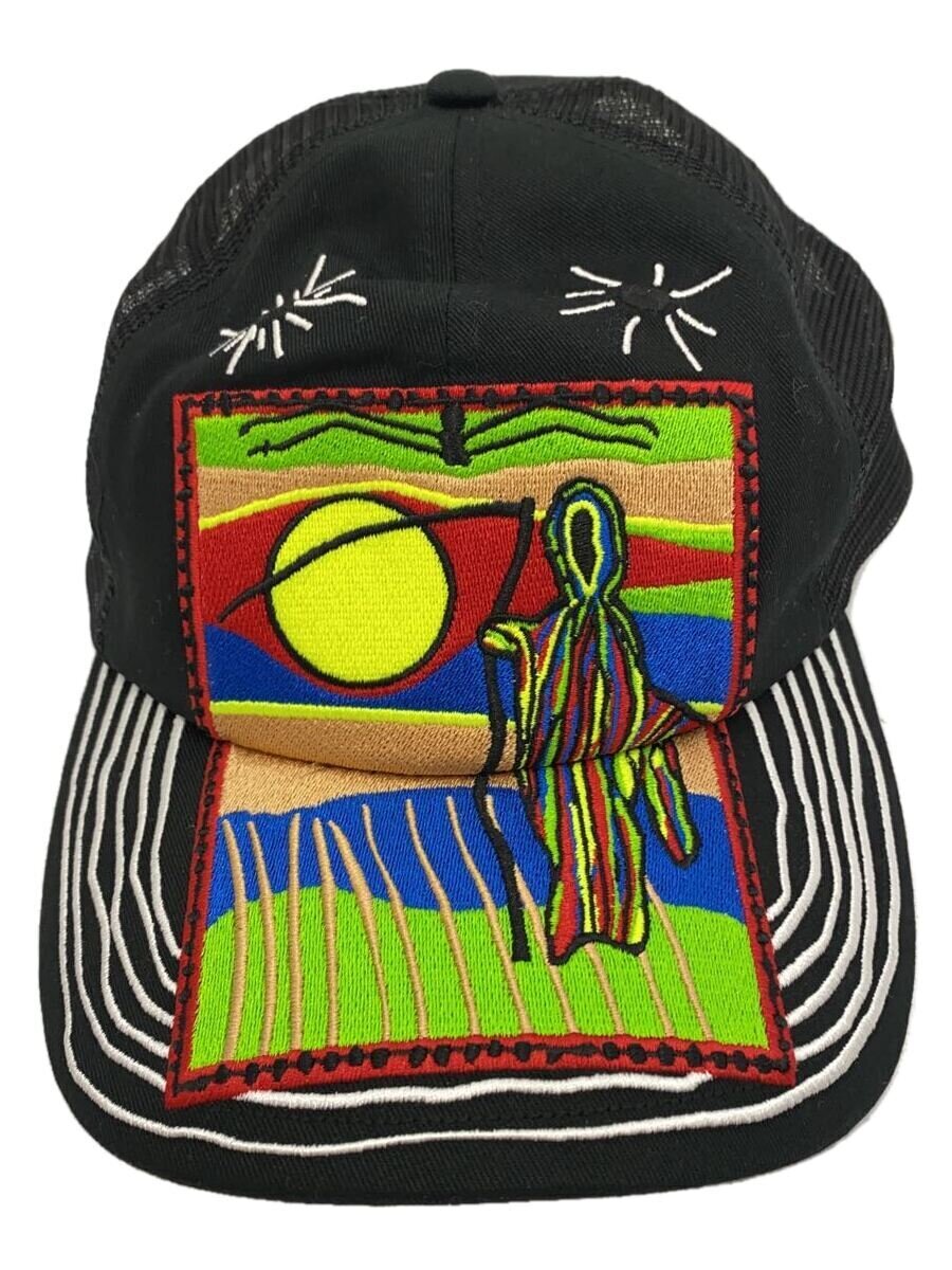 【中古】Supreme◆鳥打ち帽/--/ポリエステル/BLK/メンズ/25SS/Reaper Mesh【服飾雑貨他】