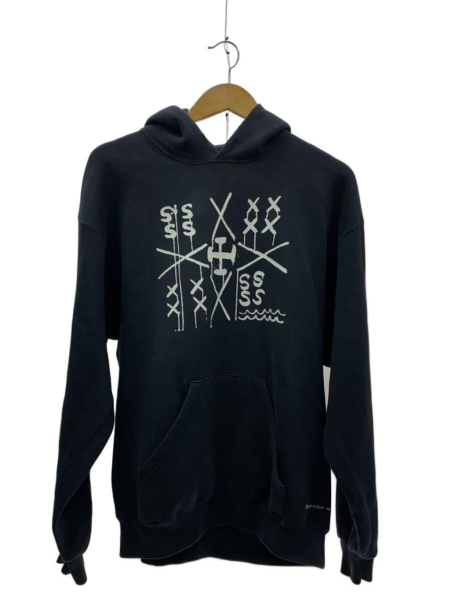【中古】Mark Gonzales◆00s/25TH/パーカー/L/綿織物/BLK【メンズウェア】