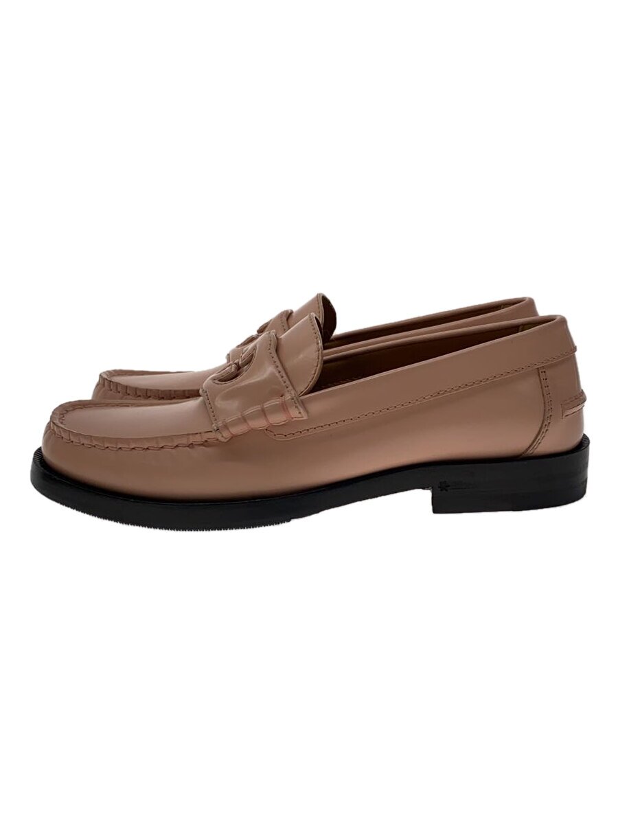 【中古】GUCCI◆インターロッキングG/738676/置き目毛皮/36/PNK/なめし革//【シューズ】