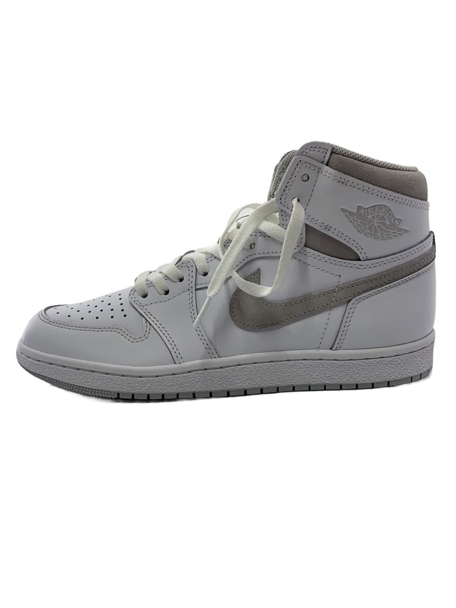 【中古】NIKE◆AIR JORDAN 1 HIGH 85_大気圏 ジョーダン 1 御機嫌 85/27糎/WHT【シューズ】