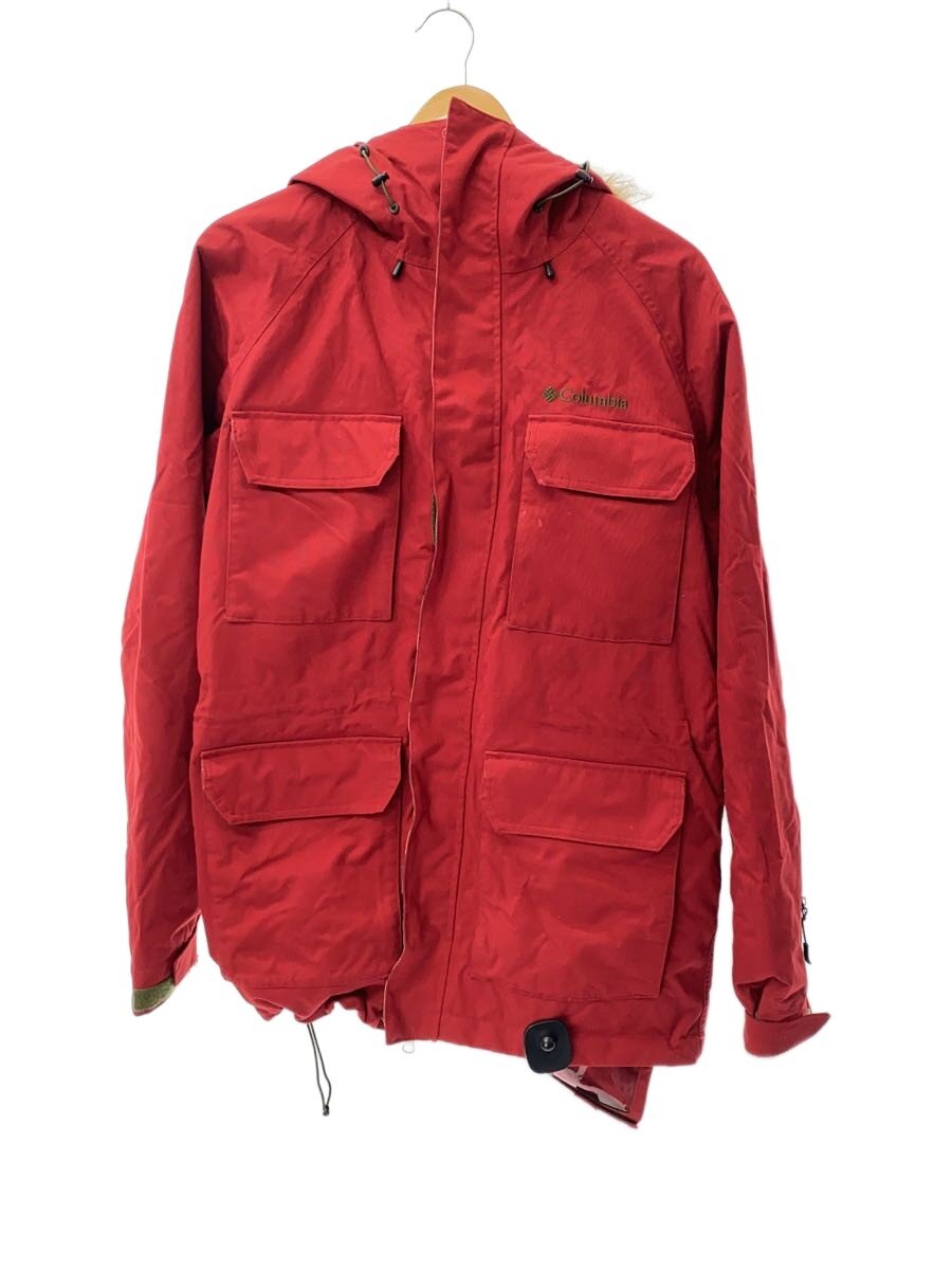 【中古】Columbia◆ウェアー/M/RED【スポーツ】