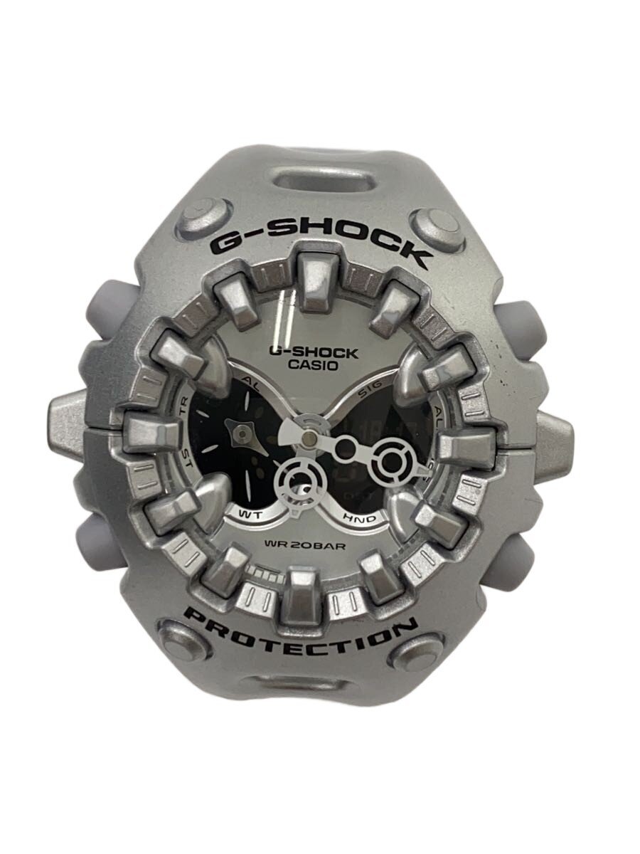 【中古】CASIO◆ウオッチ/アナログ/SLV/SLV/GA-V01A【服飾雑貨他】