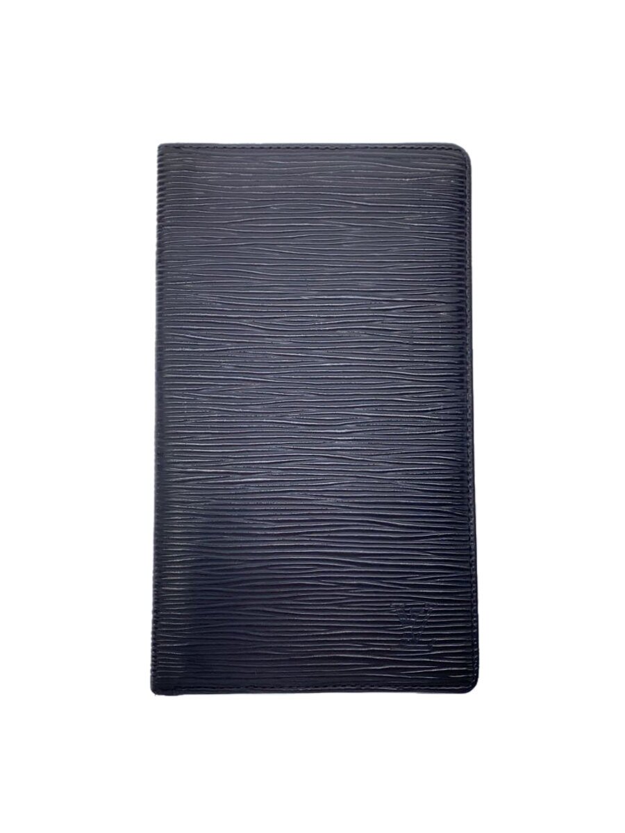 【中古】LOUIS VUITTON◆ポルト・カルト・クレディ・円_エピ_BLK/レザー/BLK/総柄/M63212【服飾雑貨他】｜2ｎｄ STREET 店