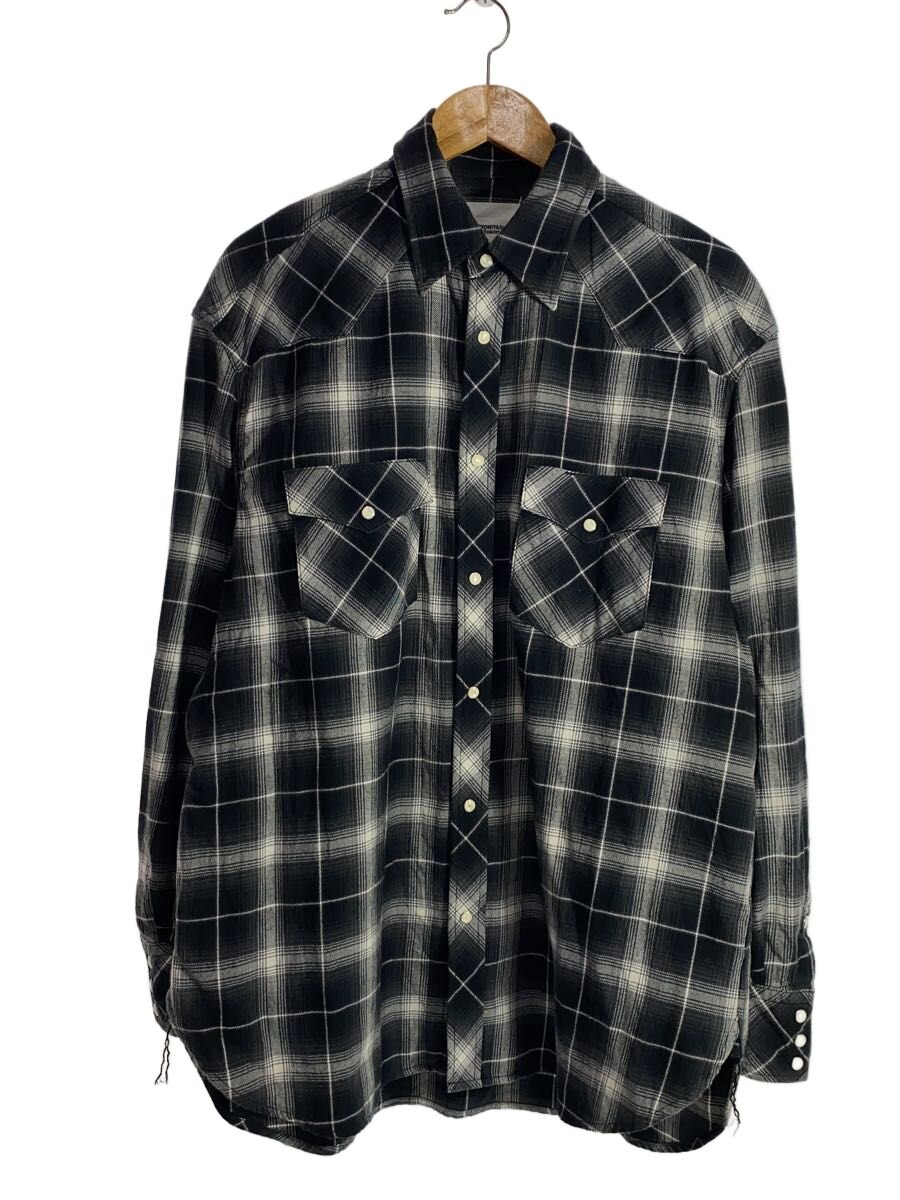 【中古】TAKAHIROMIYASHITA TheSoloist.◆長袖シャツ/46/コットン/BLK/チェック/0005SS24【メンズウェア】|2nd STREET 店