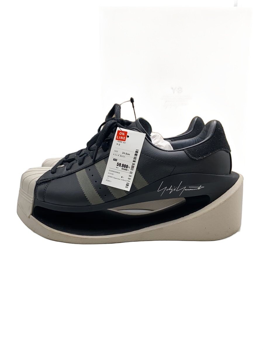 【中古】Y-3◆GENDO Superstar/ハイカットスニーカー/24.5cm/BLK/IF2031【シューズ】｜2ｎｄ STREET 店