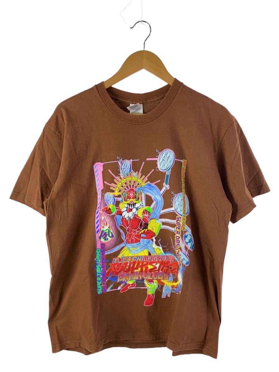 【中古】Supreme◆ティーシャツ/M/綿織物/BRW/24SS/ELECTROMAGNETIC//【メンズウェア】