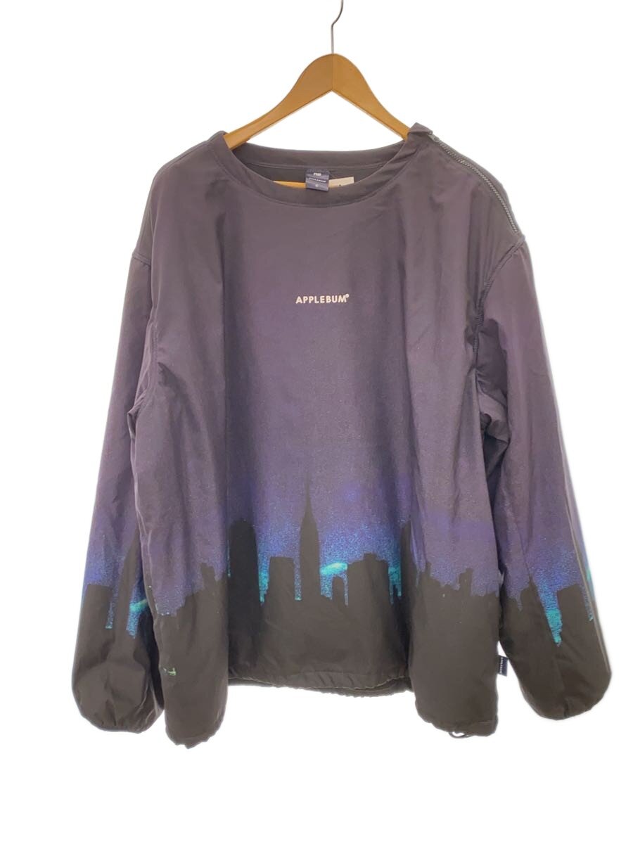 【中古】APPLEBUM◆流汗/XL/ポリエステル/IDG/総柄/インデゴ【メンズウェア】