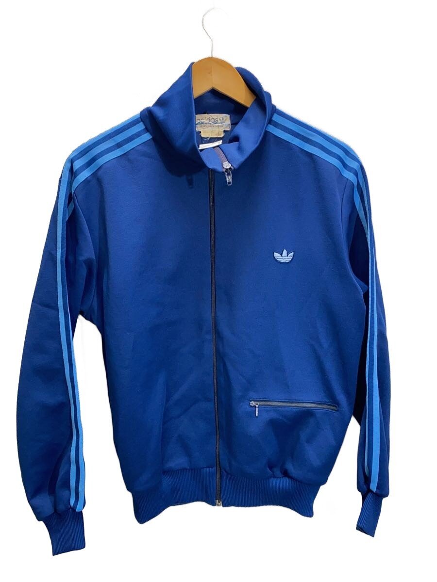 【中古】adidas◆プルオーバー/M/ポリエステル/BLU/ADA-06F//【メンズウェア】