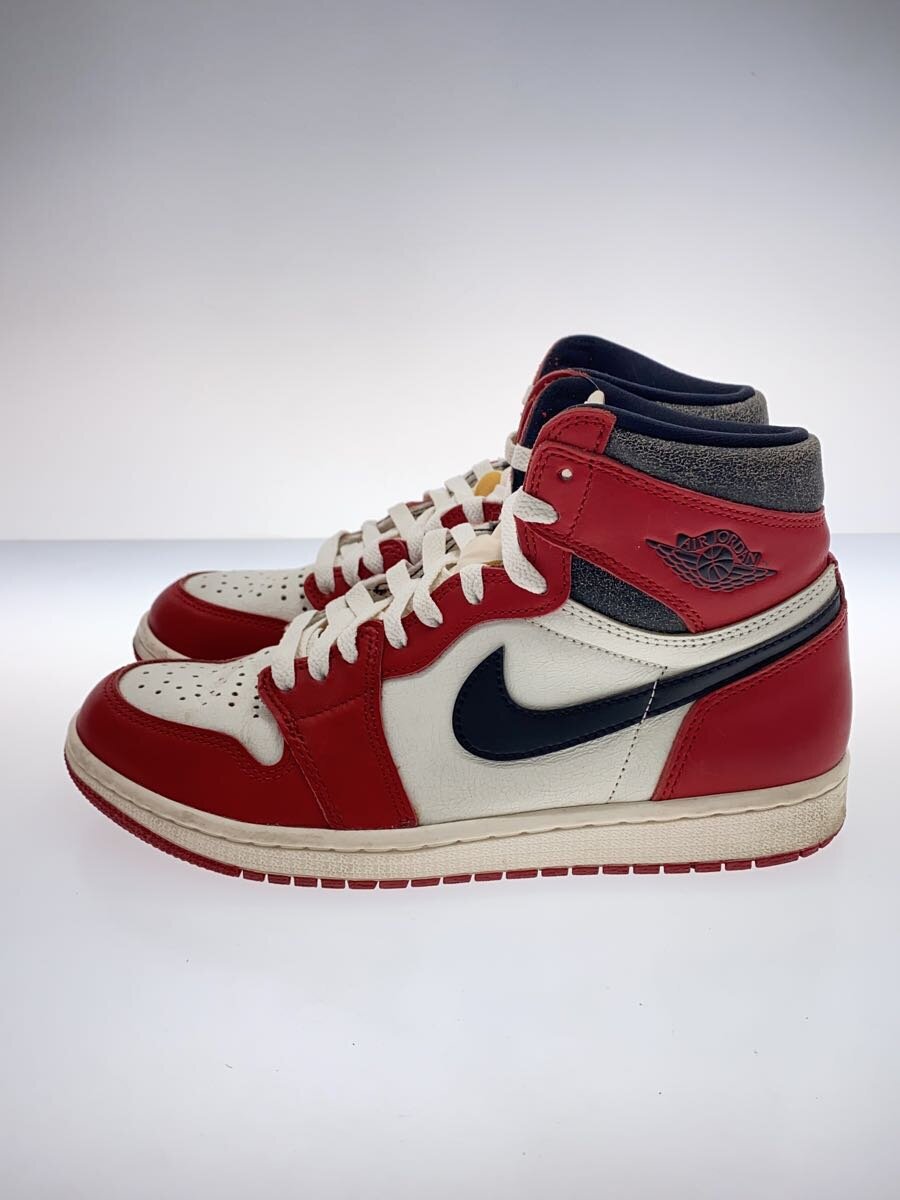 【中古】NIKE◆AIR JORDAN 1 RETRO HIGH OG_エアジョーダン 1 レトロ ご機嫌 OG/26珊/WHT【シューズ】