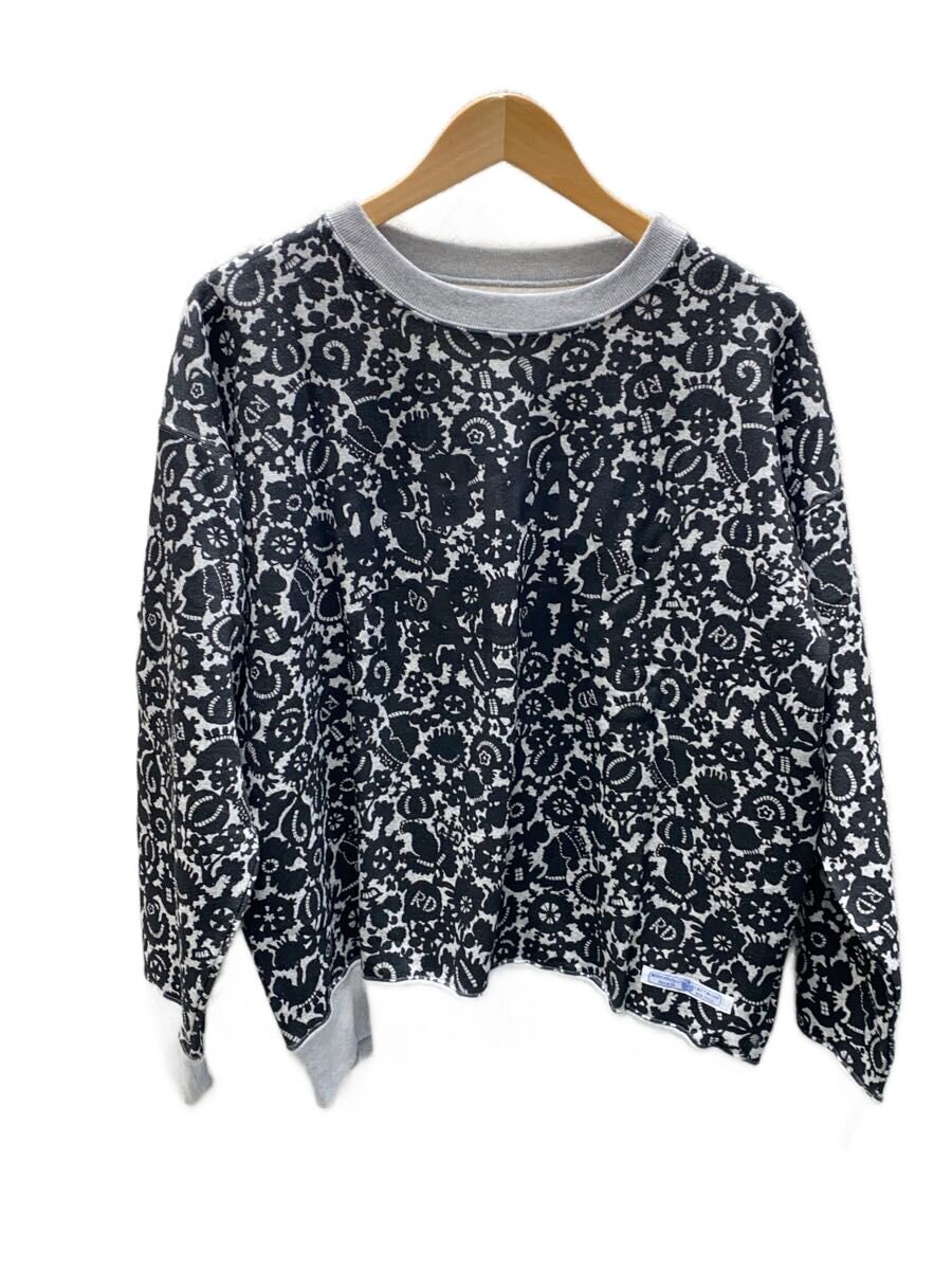 【中古】OLDMAN’S TAILOR◆別注M.T.P柄CREW SWEAT/スウェット/42/コットン/GRY/総柄//【レディースウェア】|2nd STREET 店